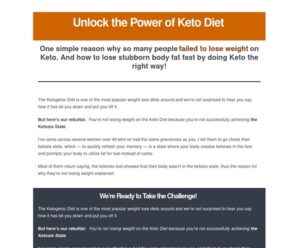 Keto Guidebook – New High Converting Keto Diet Ebook