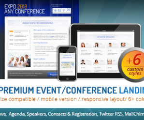 Expo’18 Responsive Event/ Conference Landing Page