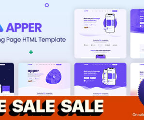 APPER – App Landing Page HTML Template