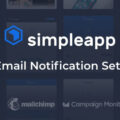 SimpleApp – Email Notification Sets