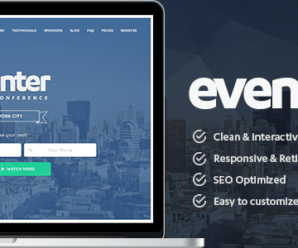 Eventer – Event and Conference Landing Page