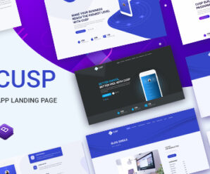 Cusp – App Landing Page