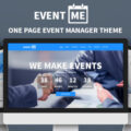 EventMe – Responsive Conference Landing Page