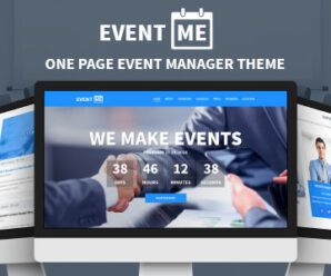 EventMe – Responsive Conference Landing Page