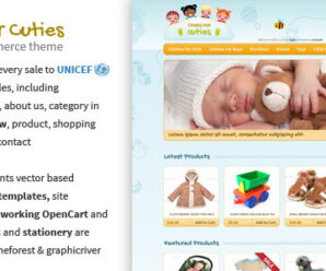 Things for Cuties – E-Commerce Baby Shop Template