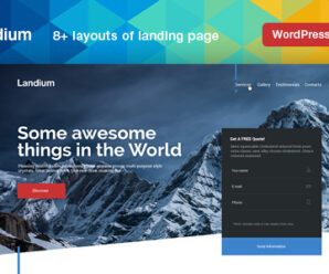 Landium – APP Landing Page WordPress