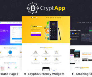 Crypt App – Landing Page WordPress