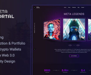 MetaPortal – NFT Portfolio and Landing Page