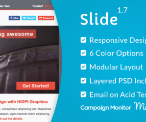 Slide – Responsive Email Template