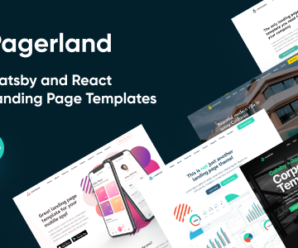 Pagerland – Gatsby Landing Page