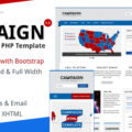 Campaign – Political HTML Website Template