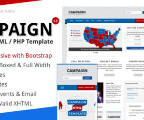 Campaign – Political HTML Website Template