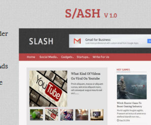 Slash – Tech/Magazine Blogger Template