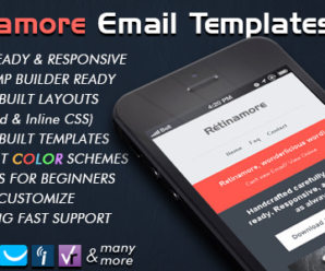 Retinamore – Responsive Email Newsletter Template