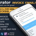 Invoice Template & Receipt Email + Mailchimp Editor Ready