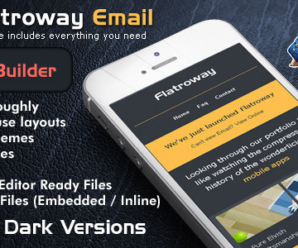 Responsive Email Template FlatroWay – Metro & Flat