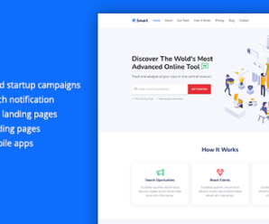 Smart – Marketing HTML Landing Page Template