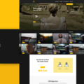 Tv-Entertainment Responsive Landing Page