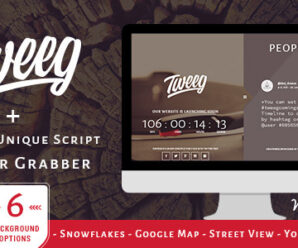 Tweeg – Responsive Countdown Landing Page