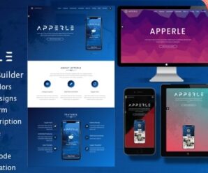 Apperle | Responsive App Landing Page HTML template