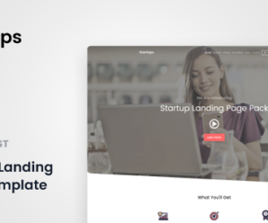 StartUps – Startup Landing Page