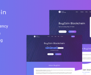 BuyCoin – Cryptocurrency Landing Page