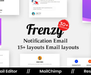 Frenzy – Notification & Transactional Email Templates Set