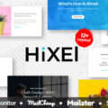 Hixel – Responsive Email Template for Agency 70+ Modules – StampReady Builder + Mailster & Mailchimp