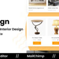 InDESIGN – Responsive Email Template For Interior Design and Architecture With Free Email Editor