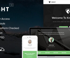 Knight – Responsive Email + Themebuilder Access
