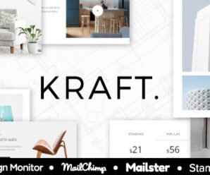 Kraft – Email Template for Interior Design and Architecture – StampReady + Mailster & Mailchimp