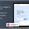 Landsay – Angular 17 Landing Page Template