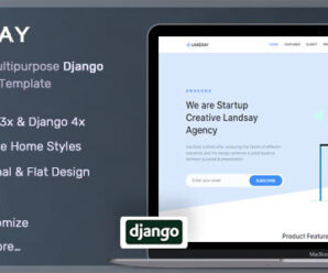 Landsay – Django Landing Page Template