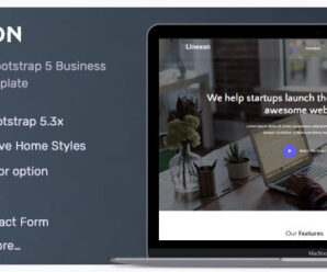 Linexon – Landing Page Template