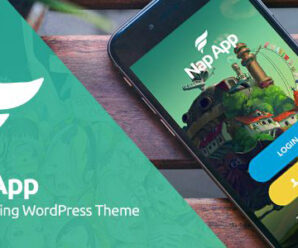 NapApp – WordPress App Landing Page