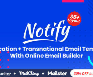 Notify | Responsive Multipurpose Email Template With Online Builder