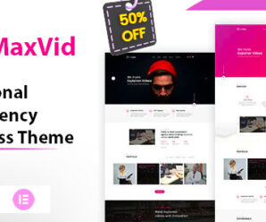 MaxVid – Video Agency WordPress Theme