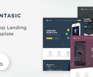 VueJS Landing page template – Fantasic