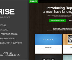 Reprise Responsive Landing Page