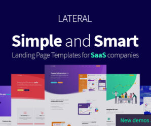 Lateral – Creative SaaS Landing Page Template