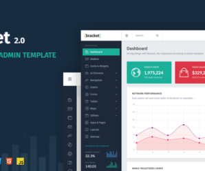 Bracket Responsive Bootstrap 4 Admin Template