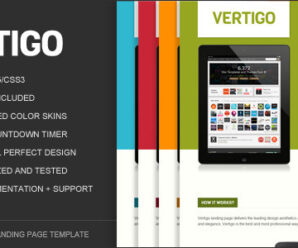 Vertigo Premium Landing Page