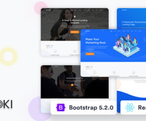 Zooki – ReactJs Landing Page Template