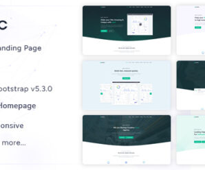 Zoric – Responsive Landing Page Template