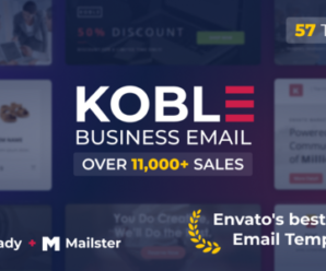 Koble | Mailchimp Business Email Template Sets