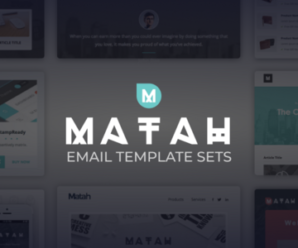 Matah | Responsive Email Set