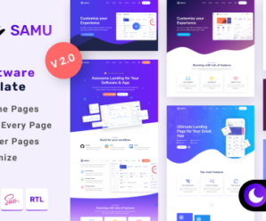 Samu – SaaS / Software Landing Pages