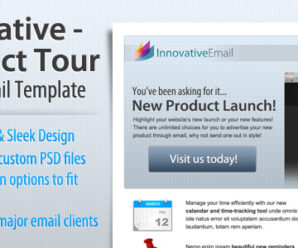 Innovative – Product Tour HTML Email Template