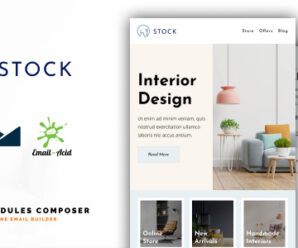 Stock – E-Commerce Responsive Furniture and Interior design Email