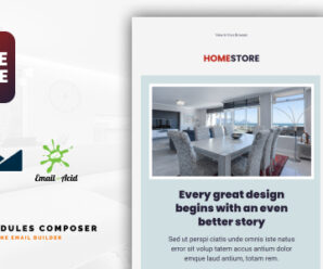 Homestore – E-Commerce Responsive Furniture and Interior design Email